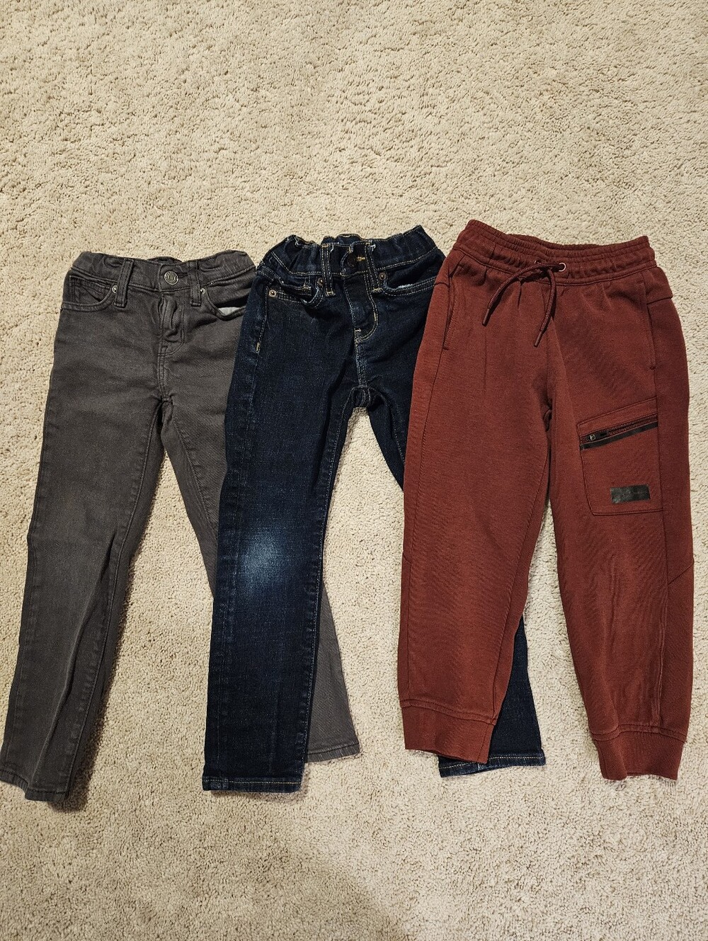 Set Lot Bundle Boys 5 Slim Small Pants
